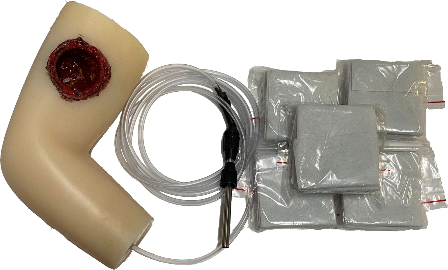 Pathfinder Prepper Upper Arm Wound Packing Trainer Kit | Tactical Bleeding Control Simulator